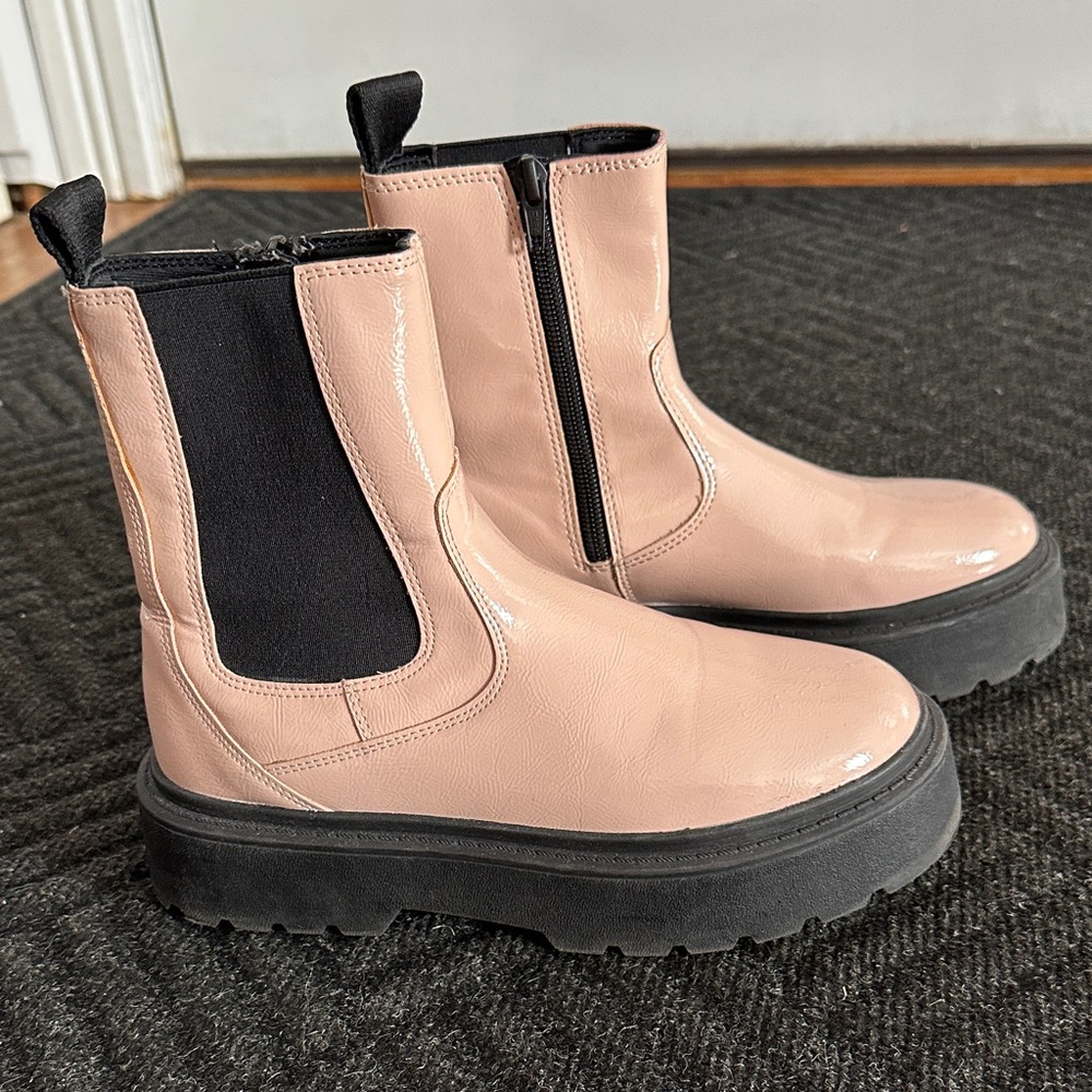Zara Girls Pink Boots Booties